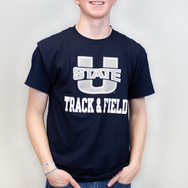 u-state track and field t-shirt